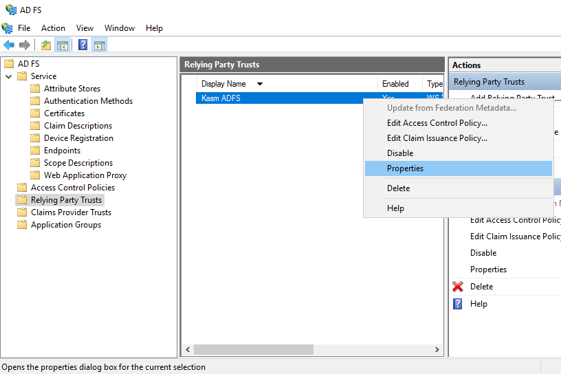 Active Directory Federation Services (ADFS) SAML Setup — Kasm 1.12.0 ...